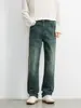 Novas calças casuais masculinas da moda para e-commerce transfronteiriço, estilo americano vintage outono e inverno, jeans versátil solto reto para homens