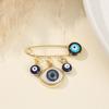 Broche Ojo del Diablo Europeo y Americano Broche Encanto de Ojo Broche Ojo Broche Infantil Niños y Niñas Joyería de Color Broche de Solapa