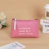 Amazon Atacado Transfronteiriço Lona Carta Bolsa de Maquiagem Simples Japonesa Portátil Necessaire com Zíper Porta-Moedas Celular