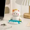 Enfeites Criativos de Gato de Desenho Animado para Celular ou Decoração de Mesa de Escritório Presentes Fofos e Práticos para Meninas