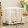 Gaiola para Cachorro para Casa Interna com Banheiro Dobrável para Cães Pequenos e Médios Teddy Bichon Corgi Shiba Inu Carro Gato