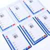 Capa de borracha dura A7 fazendo crachá de PVC capa de cartão vertical capa de cartão de identificação de exposição cartão de trabalho permissão de trabalho fazendo logotipo