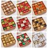 Decorações para árvores de Natal, pingente de bola de Natal, pequenos acessórios, decoração de vestido, verde, dourado, vermelho, faça você mesmo, pingente