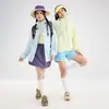 Ropa de Protección Solar Estilo Nuevo, Marca de Moda de Verano, Serie de Colores Macarrón, Anti-UV, Protección Solar, Delgada, Transpirable, Chaqueta para la Piel