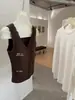 Camisola de Verão XIA'X para Menina, Desejo Puro, Alça Larga nos Ombros, Levemente Quente, Escovada, Decote V, Renda nas Costas, Design Bonito nas Costas