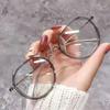 2021 Wholesale del Fabricante Nuevo Estilo Marco de Metal Lentes Lisos Lentes de Moda con Bloqueo de Luz Azul Se Pueden Adaptar con Lentes Graduados