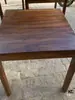 Mesa de Centro y Sillas Vintage, Mesa de Comedor Vieja de Madera de Olmo, Mesa Cuadrada Retro Original de Madera Maciza Desgastada, Taberna, Restaurante de Hot Pot, Mesa y Sillas para Casa de Huéspedes