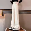 Calça Feminina Atacado Primavera e Outono Nova Estilosa Infantil Outono e Inverno Preta Casual Flare para Meninas, Tendência para Crianças Maiores
