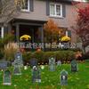 Estacas de Lápida Luminosa de Halloween Populares Transfronterizas Estacas de Suelo para Exterior Fiesta Temática de Terror Decorativas Brillantes para Jardín