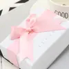 Caja de Regalo para Boda con Tapa y Lazo, Caja de Regalo para Empaque de Joyería, Caja de Juego de Regalo de Collar de Joyería, Caja para Anillos