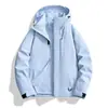Chaqueta deportiva de exterior tres en uno desmontable, cortavientos e impermeable, personalizada con logotipo de empresa, para hombre