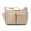 Bolso Cruzado Casual Ligero y Sencillo Transfronterizo para Hombres y Mujeres, Nuevo Bolso de Hombro Resistente al Agua de Gran Capacidad con Múltiples Bolsillos