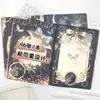 Chica Mágica Sakura Cuaderno de Cuero B5 Diario con Páginas Interiores Pintadas a Todo Color Dibujo Animado de Estudiante Anime Sakura Lobo Libro de Mano