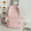 Mochila para Mujer Estilo Coreano con Letras, Casual, de Aspecto Elegante, Simple y Versátil, Mochila Escolar para Estudiante de Secundaria, Mochila Grande para Mujer