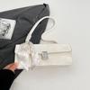 Bufanda de Seda de Moda Suave Bolso de Hombro para Mujer Nuevo de Primavera y Verano 2025 Bolso de Axila Estilo Ins Bolso Cuadrado Pequeño Elegante para Mujer