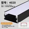 Fita de LED liga de alumínio calha de luz calha linear de alumínio embutida instalação oculta tira longa de prata luz linear de teto luz linear