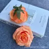 Cabeza de flor de rosa grande de París, flores artificiales, decoraciones para coche de boda, pared floral de boda, flores artificiales de tela de seda, diseño floral, venta al por mayor de un fabricante de arte floral