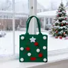 Sacolas de Presente de Natal Transfronteiriças, Bolsas de Feltro, Sacolas de Natal Lindamente Desenhadas, Sacolas para Embalagem de Maçãs, Sacolas de Doces para Crianças