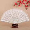 Abanico Europeo Retro de Encaje para Mujer Abanico de Orquídeas de Verano Abanico para Danza Utilería para Fotografía de Actuación Abanico Plegable Abanico