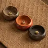 Pequeño Quemador de Incienso para Viajes y Uso en Interiores, Hecho de Sándalo Negro con Múltiples Agujeros, Soporte para Incienso en Barra, Mini Soporte para Incienso de Sándalo y Madera de Agar