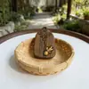 Bodhisattva Kinnamoroll Madera de Agarwood Madera Preciosa Colgante Relieve Unilateral Artesanía Tallado Fino Adorno Cadena para Suéter