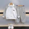 8970 Conjunto de Otoño para Niños Ropa Casual Elegante y Moderna para Niños Primavera y Otoño Nueva Ropa Deportiva Fresca Otoño