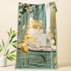 Toalha de Algodão Puro Classe a Jacquard de Cânhamo Gaze Multicamadas Pode Ser Encomendada com Logotipo, Toalha e Toalha de Rosto Drop-Shipping de Uma Peça