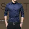 Camisa Masculina Camisa Outono Branco Nova Masculina Manga Longa Slim Profissional Camisa Atacado Masculina Manga Longa Roupa Formal