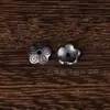 Cuentas Espaciadoras Base de Plata Sanqi Tibetano Madreselva DIY Wenwan Pulsera de Cuentas de Oración Budista Pulsera Accesorios Retro Accesorios de Base de Flor Hueca