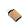 Adaptador de Pen Drive de Liga de Alumínio Usb3.0 para Tipo C Micro V8 Adaptador Otg para Celular Adaptador