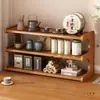 Estante de Almacenamiento para Tazas de Té de Escritorio Estante Pequeño Bogu Mesa de Té para Sala de Té Estante de Exhibición de Almacenamiento para Juego de Té Olla de Arena Púrpura