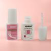 Pegamento para uñas transfronterizo rosa de 7 g con pincel, pegamento taiwanés, adhesivo para joyas de diamantes, secado rápido, duradero, para uñas.