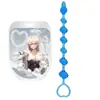 Plug Anal Prazeroso e Excêntrico com Bolas de Cristal Coloridas para Ponto G para Provocação e Estimulação Anal Brinquedo Adulto