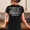 2023 comercio exterior nueva camiseta con letra verano manga corta para hombre y mujer camiseta de manga corta WISH entrega de una pieza