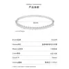 Pulseira Exquisita de Gipsofila e Moissanita, Design de Nicho, Fashionável e Versátil, Pulseira Brilhante para o Dia a Dia, Item Quente de Live no Tiktok