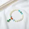 Jade Blanco Raíz de Bodhi Talla Flor de Loto Pulsera DIY Palosanto Sándalo Verde Pulsera para Hombres y Mujeres Joyería Creativa Regalo