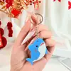 Llavero de animal marino de dibujos animados transfronterizo, caucho suave de PVC, amuleto del mundo submarino, accesorio para llave de coche, pequeño regalo