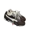 Zapatos de Entrenamiento Retro Alemanes Más Vendidos Otoño 2026, Bloques de Color Suela Suave, Con Cordones, Nuevos Zapatos Deportivos Casuales Versátiles para Viaje Diario para Mujer
