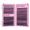 Amazon Set de Pestañas Postizas Transfronterizo 30D-100D Popular Europeo y Americano Libro de Pestañas DIY Paquete Mixto de Pestañas en Racimo de Fusión en Caliente Rizo D