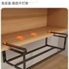Prateleira de Armazenamento Doméstico, Divisória em Camadas sem Instalação, Prateleira de Armazenamento Retrátil Inferior para Pendurar Chinelos para Economizar Espaço