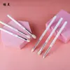 Set Personalizado de 6 Brochas para Sombras de Ojos Blancas Portátiles Pincel para Detalle de Ojos Pincel Mezclador Herramienta de Belleza Suave