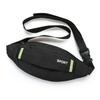 Riñonera deportiva informal de nailon color oliva, bolso para teléfono móvil con cambio de llave, bolso para exteriores, bandolera para correr