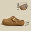 Coleção Outono 2026 Guyun: Tamancos Femininos Slip-on Estilo Birkenstock com Bico Fechado, Sapatos Casuais de Bico Redondo
