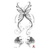 Pegatinas de tatuaje impermeables para corsage mariposa zorro fabricantes en stock venta al por mayor pegatinas de tatuaje para cubrir cicatrices