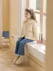 Calça Jeans Forrada com Lã Jelly Baby para Meninas Outono Inverno Calça Flare de Bebê Calças Estilosas para Crianças