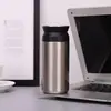 Revestimiento interior de acero inoxidable, tamaño pequeño, aislamiento térmico, gran capacidad, vaso recto con doble tapa y colador de té, regalo de negocios