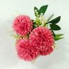 Crisantemo bola de 5 cabezas flor artificial flor pequeña falsa crisantemo para el hogar flor de seda diente de león flor adornos decoración de boda al por mayor