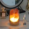 Pedra de Cristal com Base Iluminada, Difusor de Óleo Essencial de Aromaterapia Plug-in, Caixa de Presente de Aniversário, Vela de Aromaterapia, Óleo Essencial