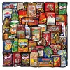 Colección de decoración de pegatinas retro americanas DIY planificador funda de teléfono pegatinas de dibujos animados creativas impermeables venta al por mayor transfronteriza