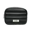 Nova Bolsa de Maquiagem Portátil Grande Capacidade Simples de Viagem com Divisórias Bolsa de Armazenamento Conveniente de Algodão para Viagem Bolsa de Lavar